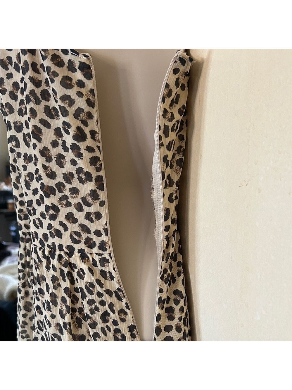 Abercrombie & Fitch Leopard Print Midi Dress size S - Picture 12 of 14